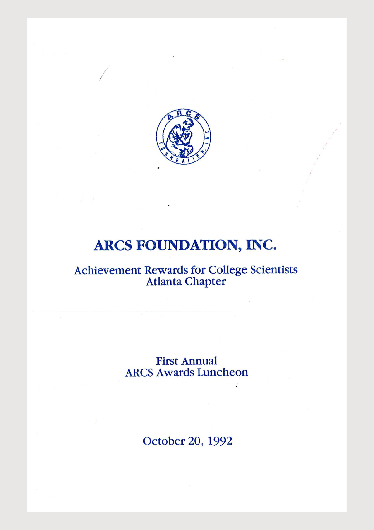 1992 ARCS Atlanta Yearbook