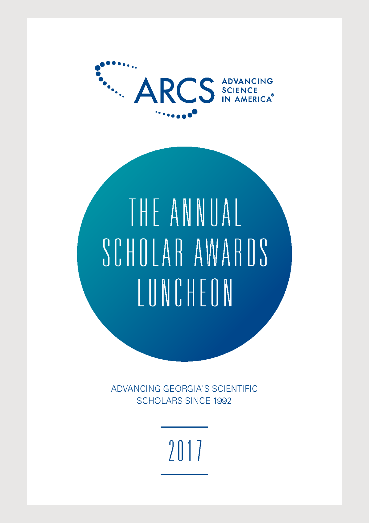 2017 Scholar Yearbook