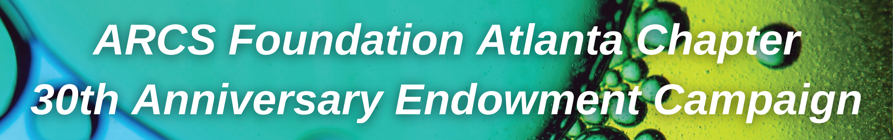 ARCS Foundation Atlanta Chapter 30th Anniversary Endowment Campaign