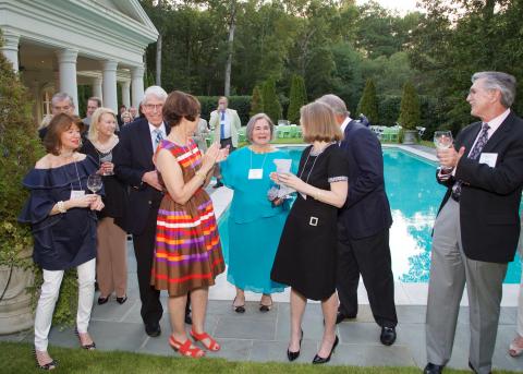 Atlanta members enjoying the Silver Anniversary Fall Cocktail Party